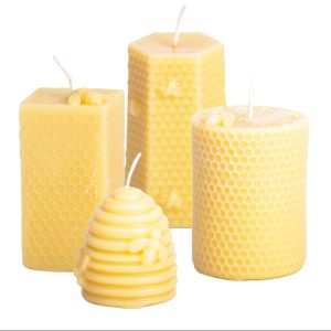 Kit 4 Candele di Cera d’api