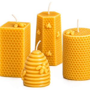 Kit 4 Candele di Cera d’api