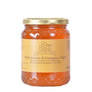 Miele Ticinese di Castagno e Tiglio 500 g.