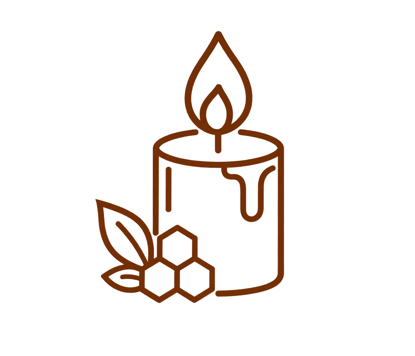 Candele in cera d'api